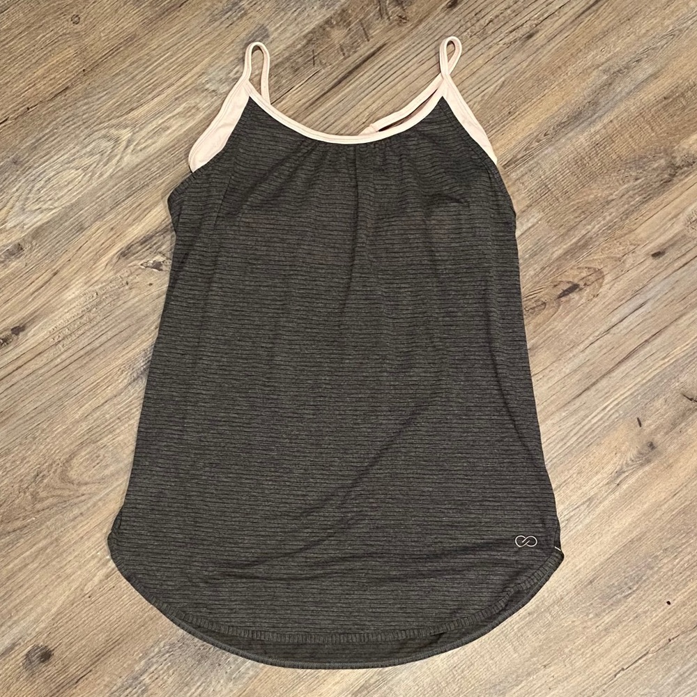 Calia Workout Top w/Built-in Bra